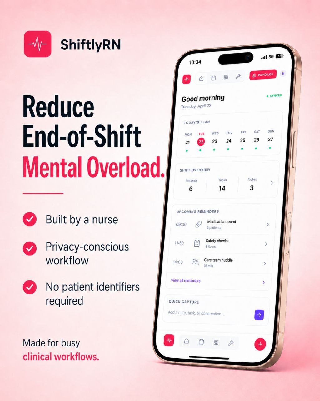 Shift dashboard