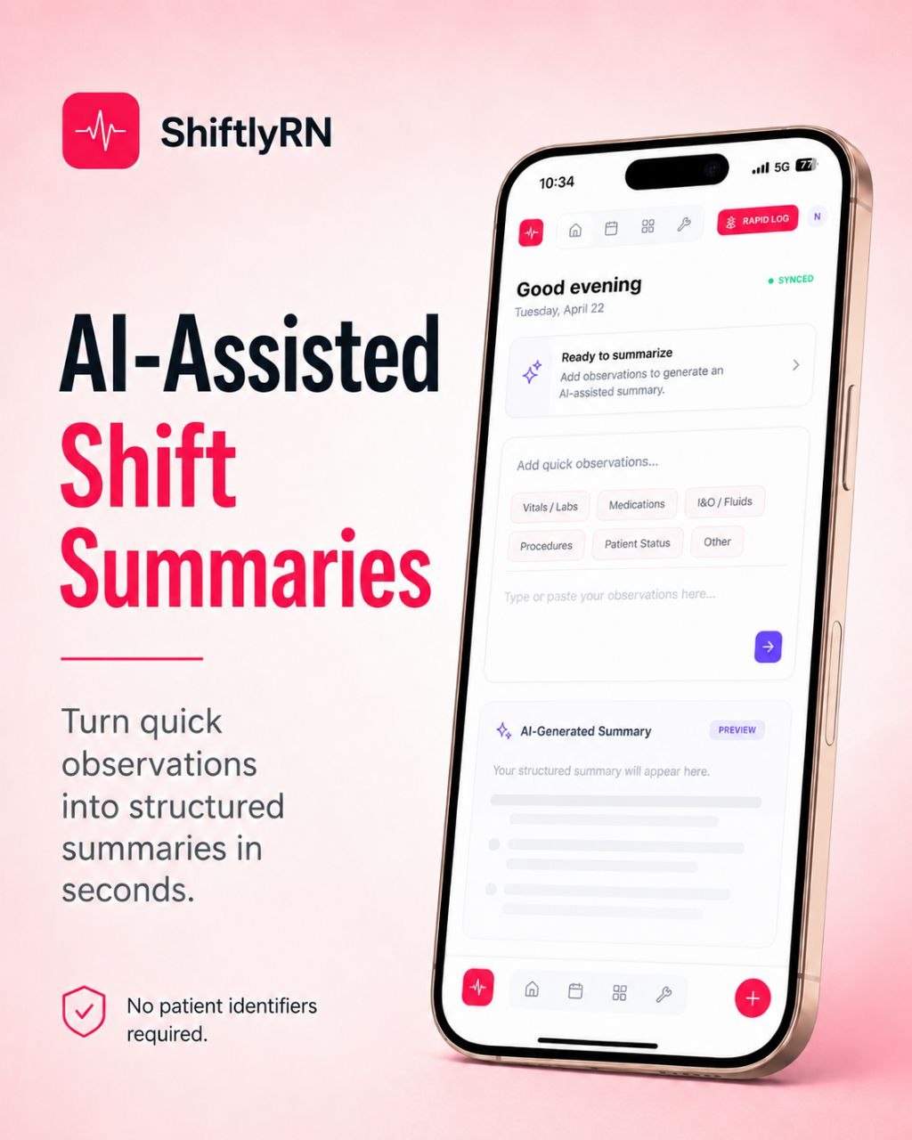 Shift overview